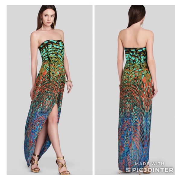Draped Strapless Dress